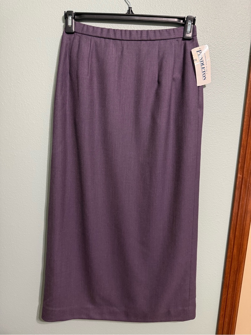 NWT Vintage Pendleton Purple Wool Midi Skirt Size 6